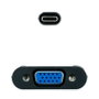 Nanocable Conversor USB-C a VGA Aluminio Gris 10cm
